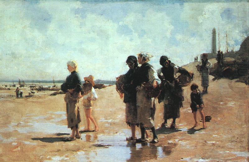 Oyster Gatherers of Cancale, John Singer Sargent